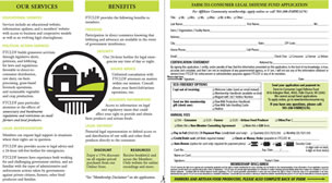 Legal Size Brochure - Includes Application