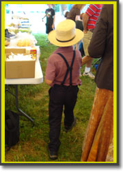 Boy with a straw hat