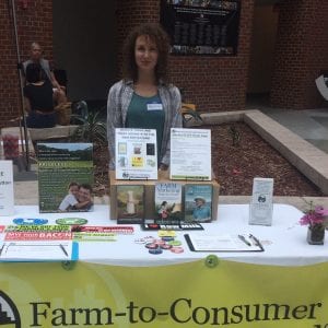 Amelia Martin, of FTCLDF, at WAPF's Nourished Life Conference in DC.