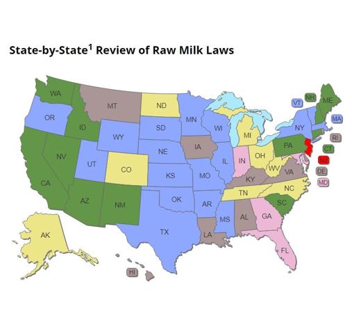 Raw Milk Map Mini