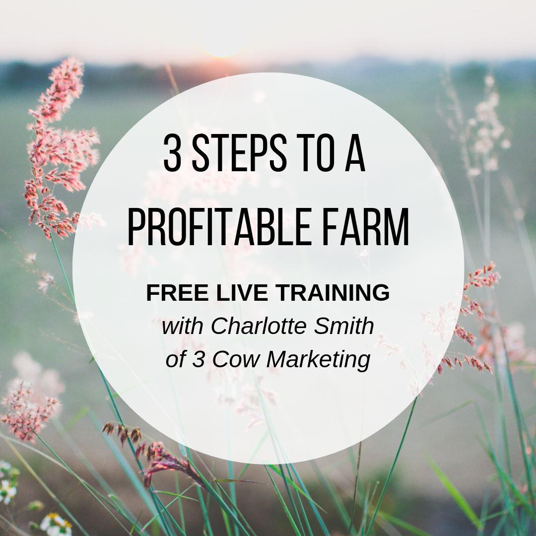 3 steps to a profitable farm FarmtoConsumer Legal Defense Fund