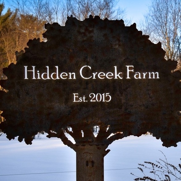 Hidden Creek Farm Sign