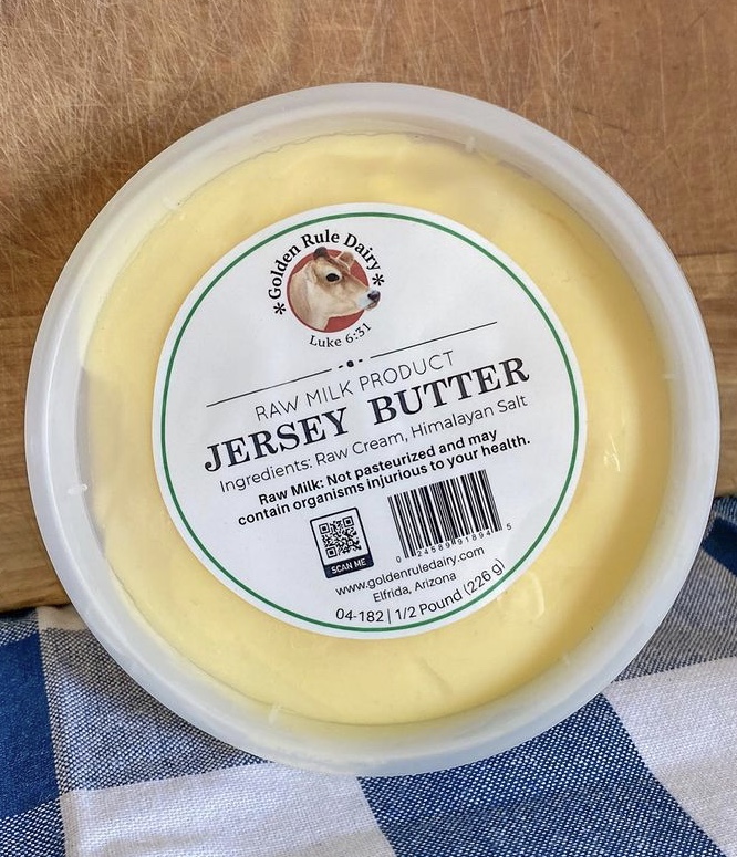 Golden Rule Dairy Raw Butter