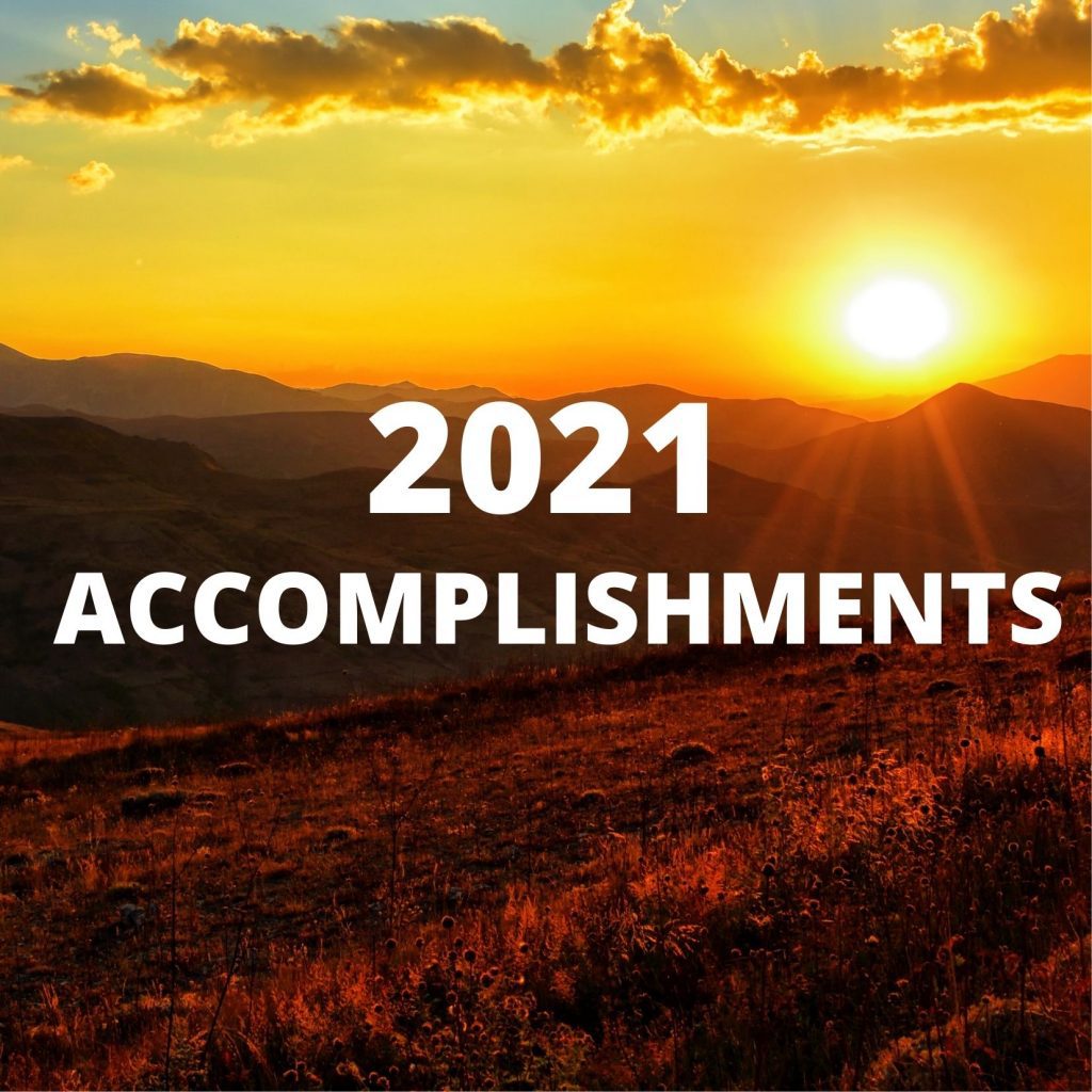 Sunset 2021 Accomplishments
