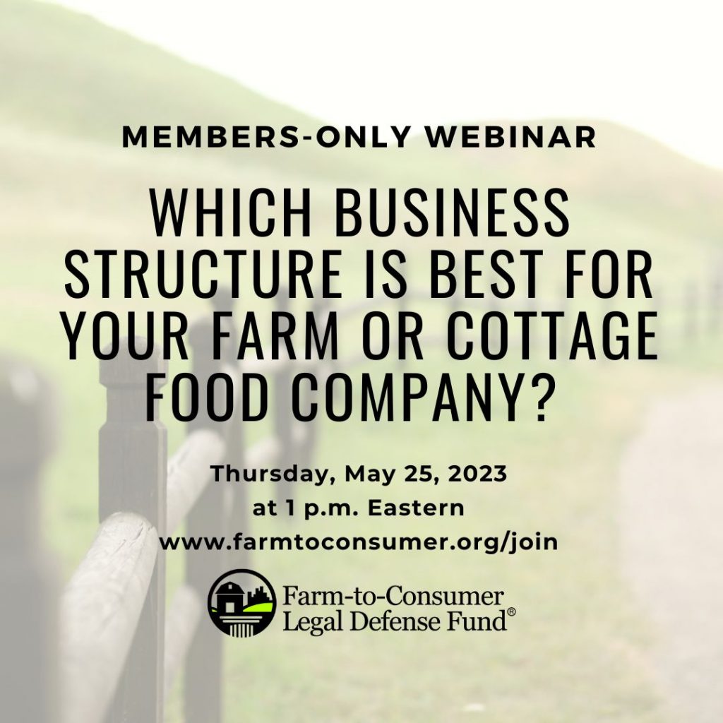 Business Structure Members Only Webinar